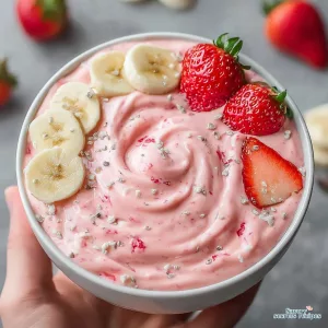 strawberry banana smoothie bowl base 65984987 q1