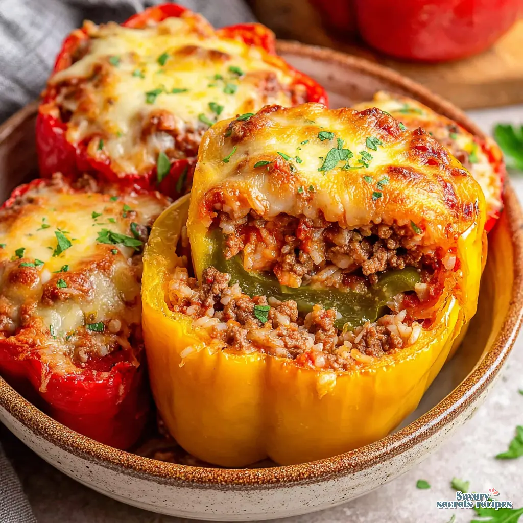stuffed bell peppers final presentation