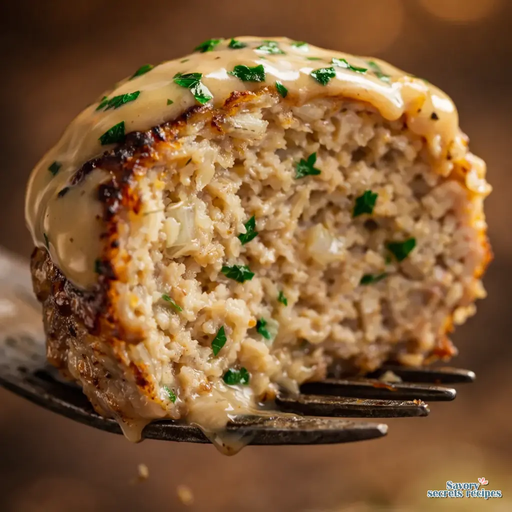 swedish turkey meatballs close up