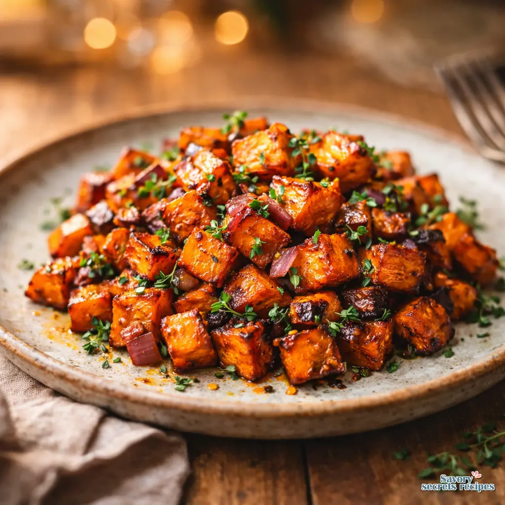 sweet potato hash oven final presentation