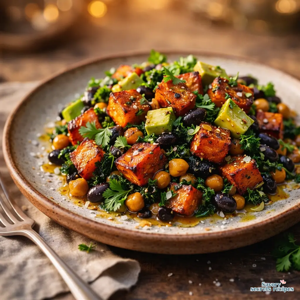 sweet potato hash vegan final presentation