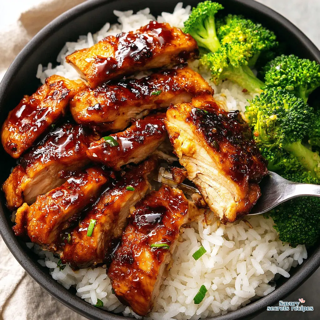teriyaki chicken bowl - variation 4