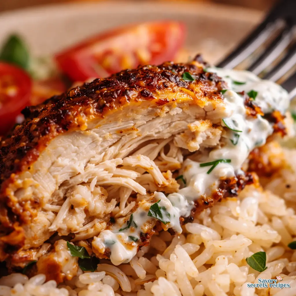 Trader Joe's Chicken Shawarma Bowl Recipe close up