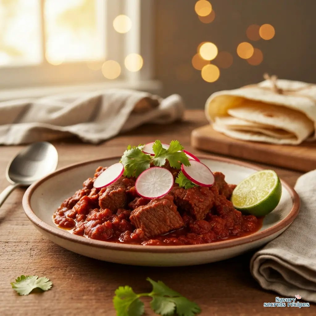 traditional chili colorado recipe final presentation