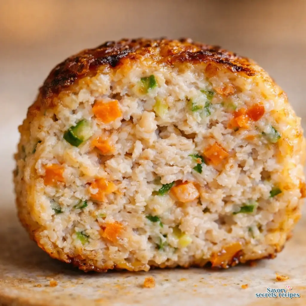 turkey meatballs for baby close up