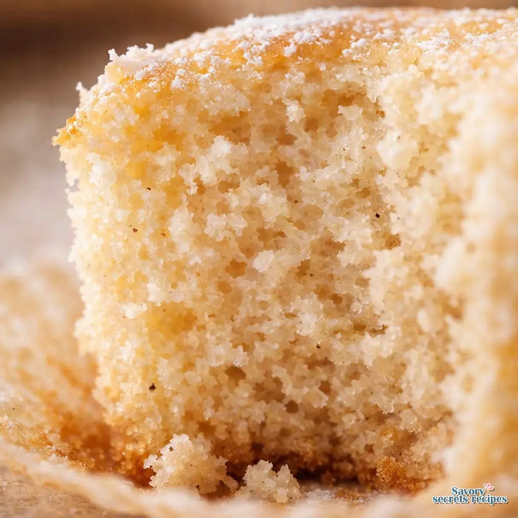 vanilla cupcakes with oil close up