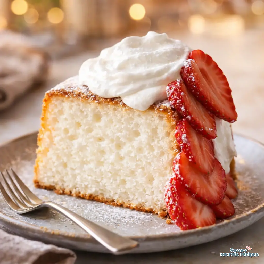 vegan angel food cake recipe final presentation