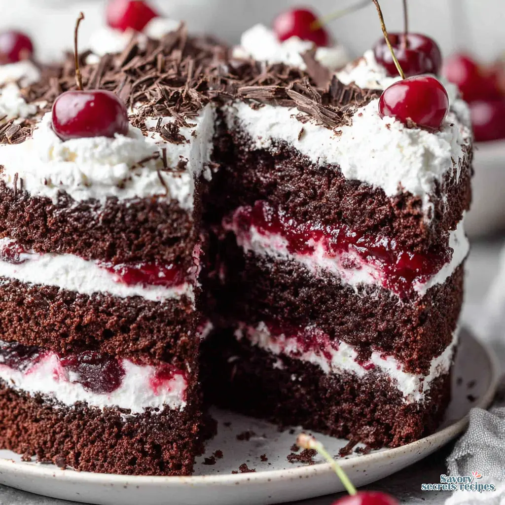 vegan black forest cake recipe - variation 4