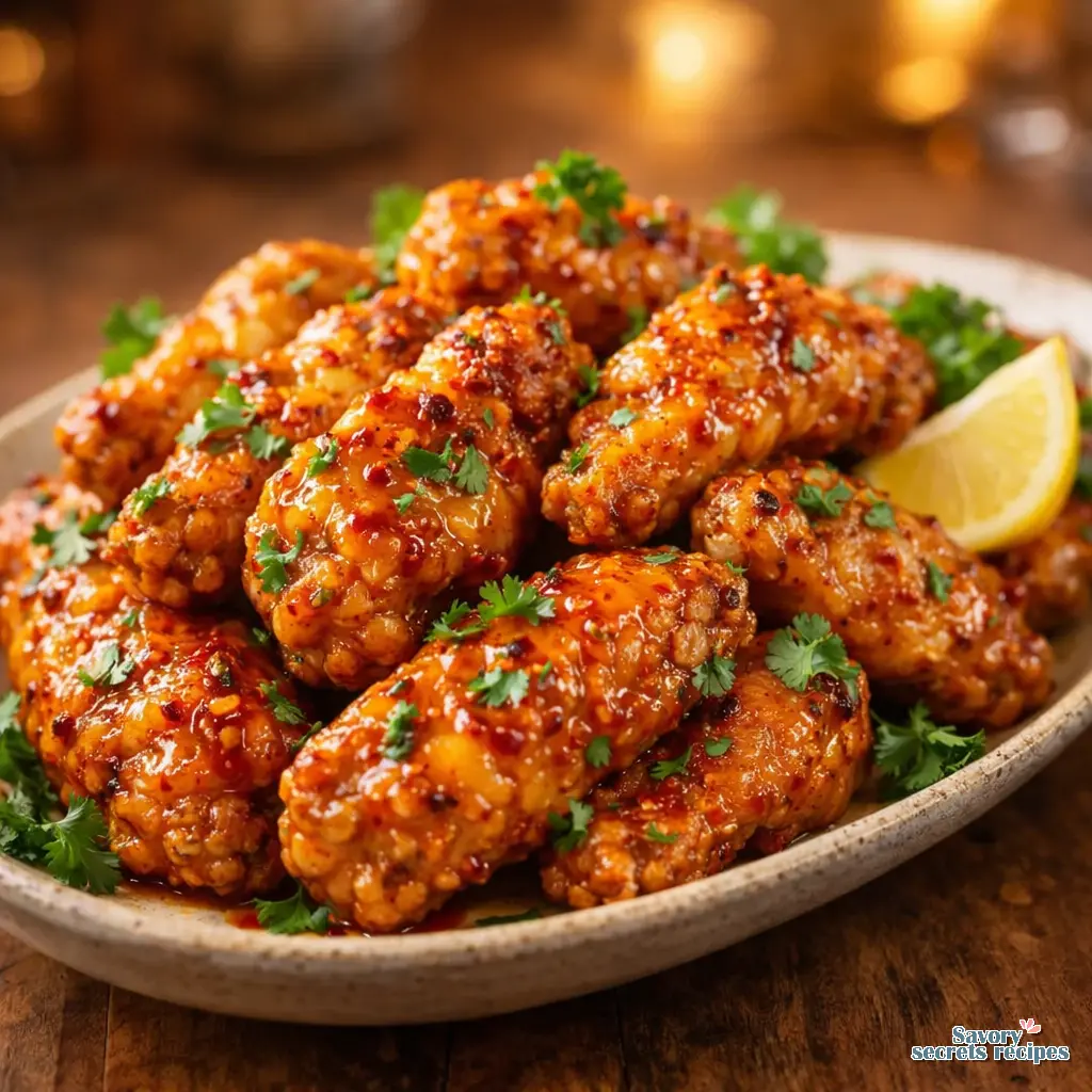 Chicken Wings I made in the Air Fryer final presentation