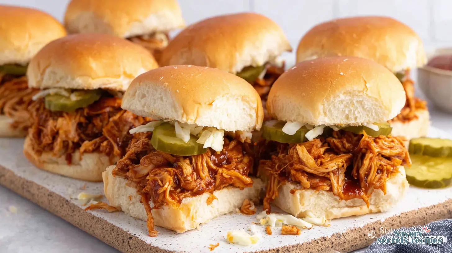 bbq pulled chicken sliders final presentation