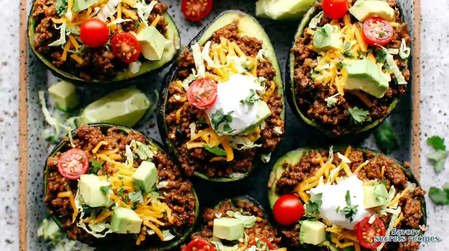 beef taco stuffed avocados costco 438589565