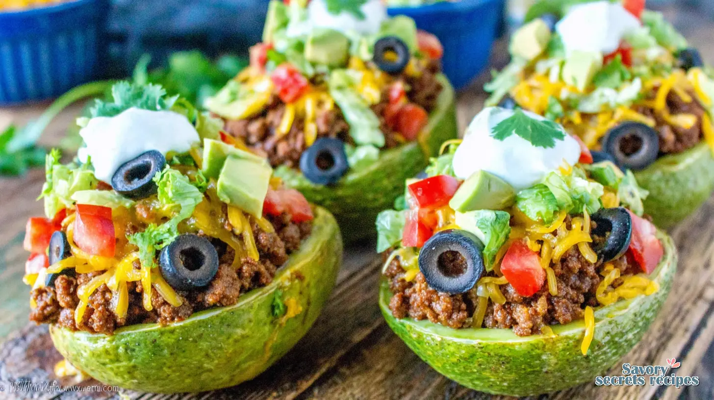 beef taco stuffed avocados youtube final presentation