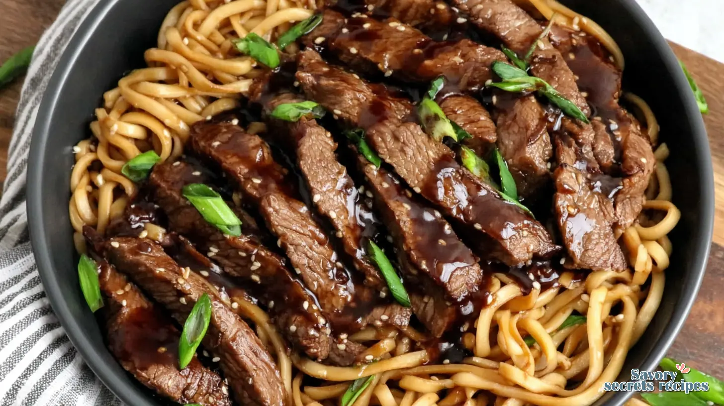 Beef Teriyaki Noodle Bowl