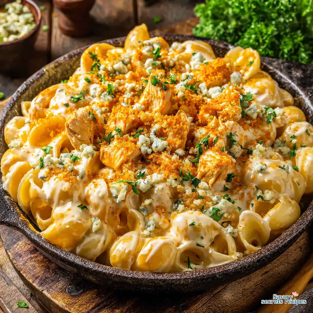 Buffalo Chicken Mac Bowl final presentation