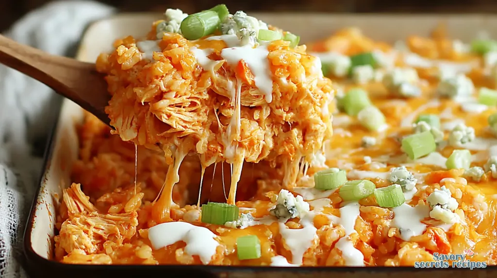 buffalo chicken rice bake 244076832