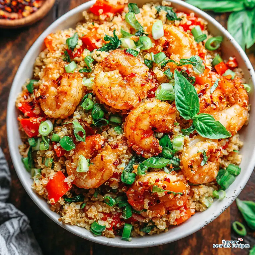 cauliflower rice shrimp bowl chinese final presentation