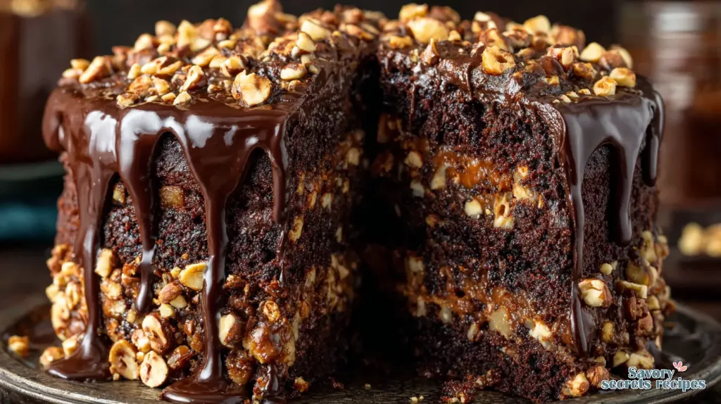 chocolate hazelnut cake 952234956