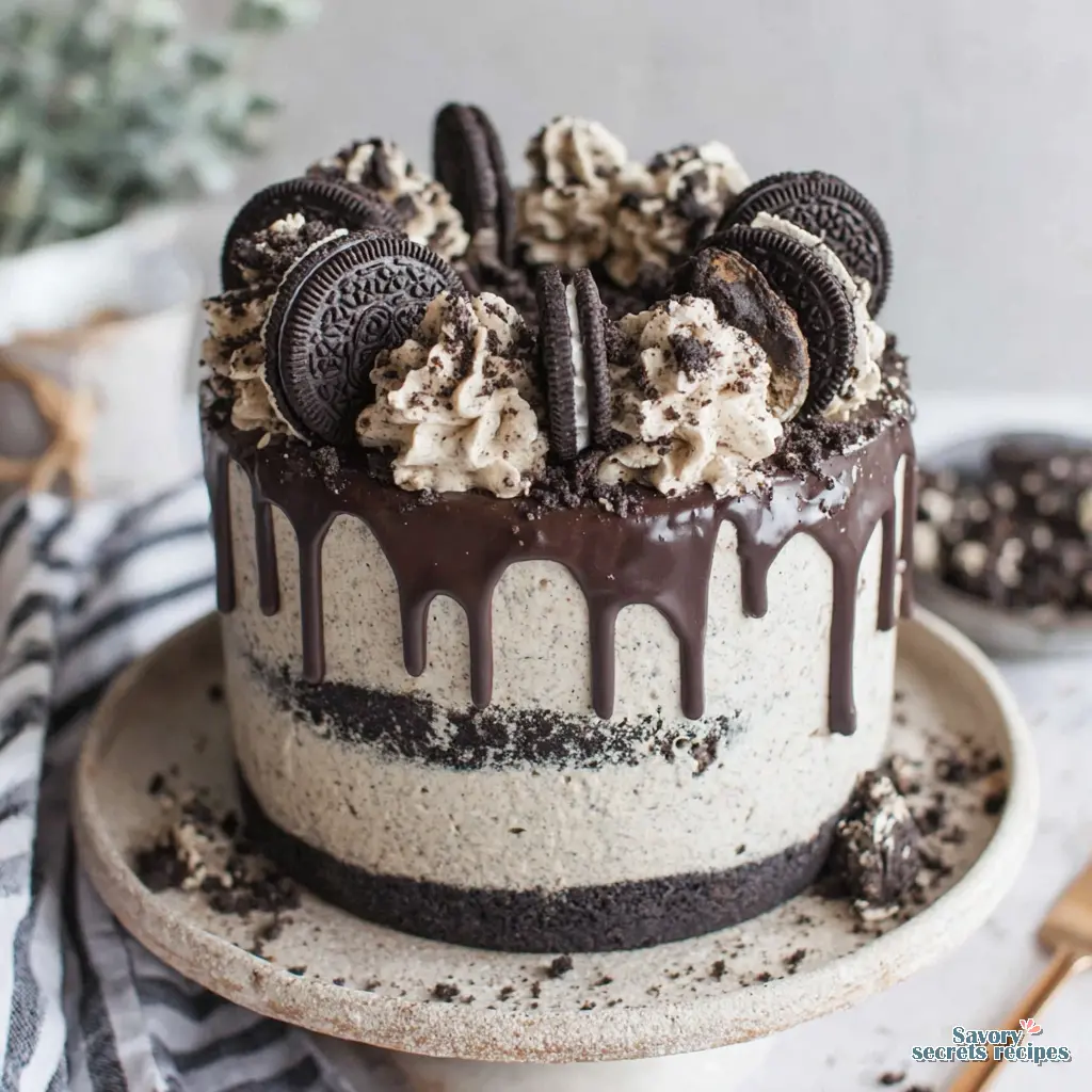 Cookies and Cream Cake final presentation
