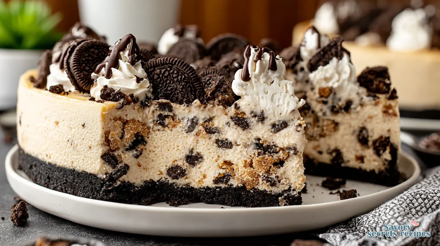 Cookies Cream Cheesecake final presentation