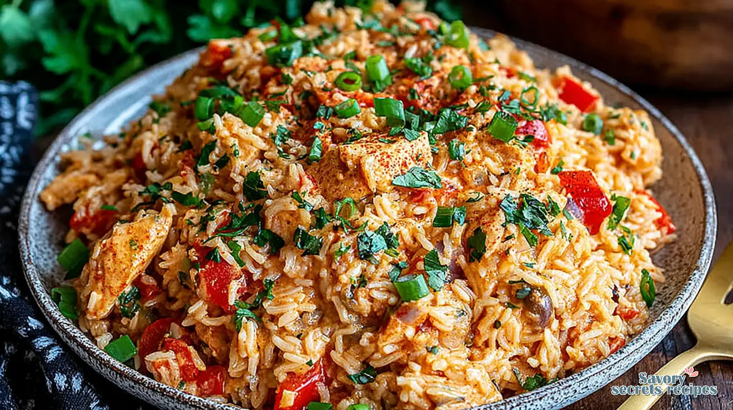 creamy cajun chicken rice instant pot final presentation