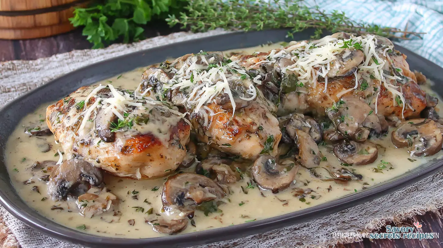 authentic filipino creamy garlic mushroom chicken recipe final presentation