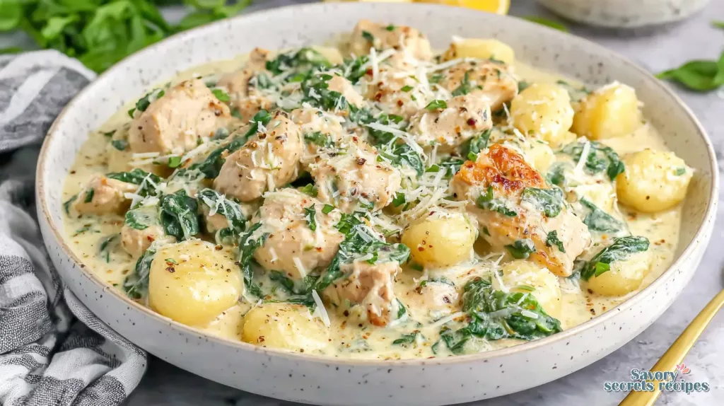 creamy lemon chicken gnocchi 850439927