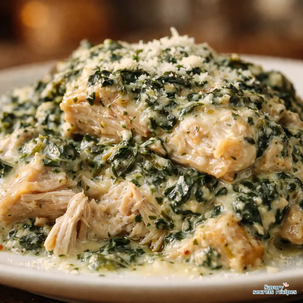 creamy spinach chicken crock pot 574514562