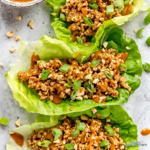 crispy chicken lettuce wraps recipe 158792609
