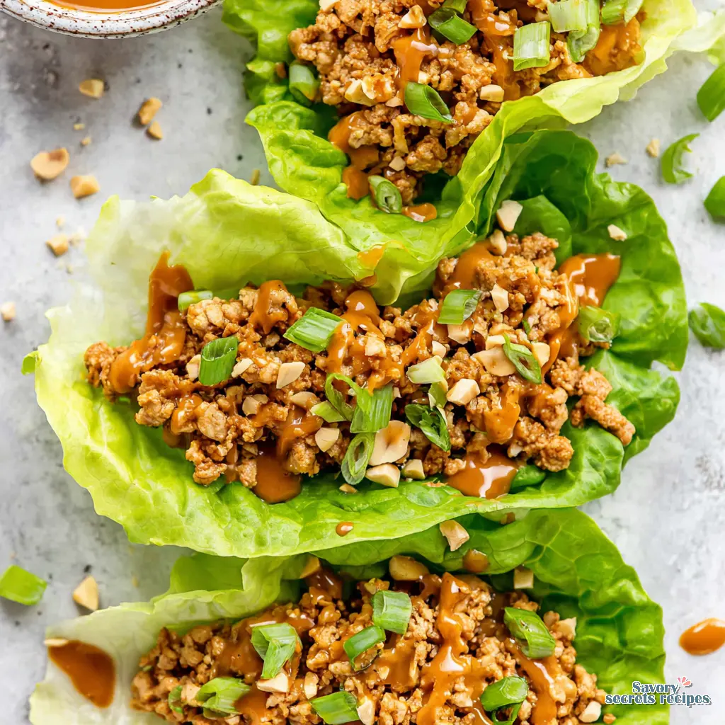 crispy chicken lettuce wraps recipe 158792609