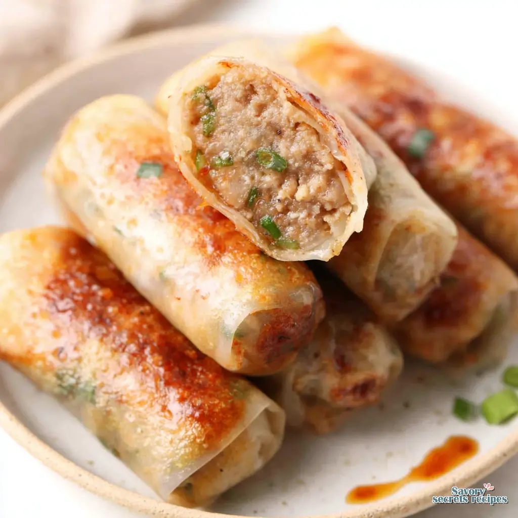 crispy chicken rice paper wraps 309999683