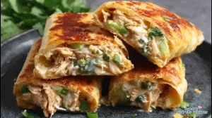 crispy chicken stuffed tortillas 886754258