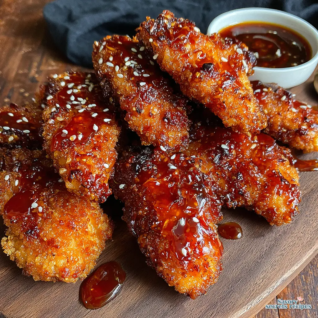crispy honey garlic wings 211136466