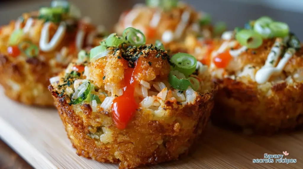 crispy rice sushi bake cups 837621099