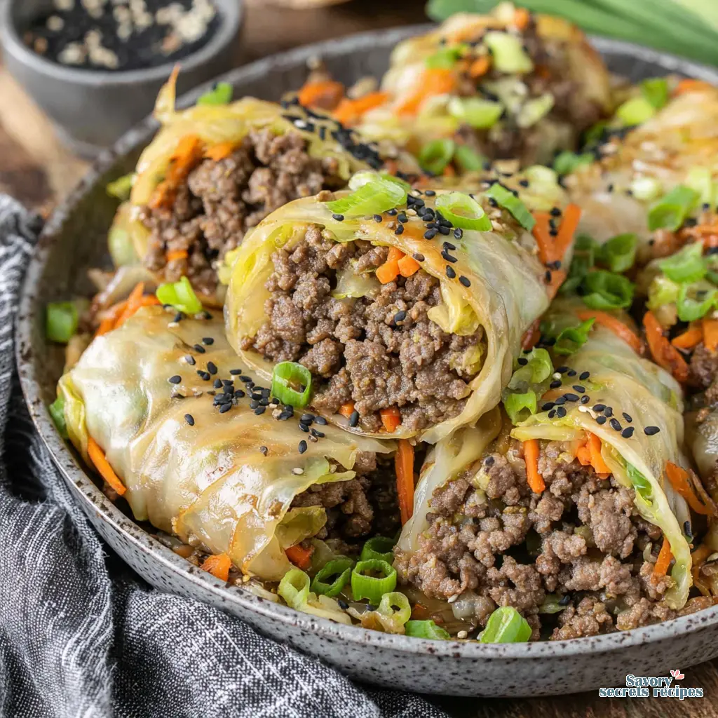 egg roll in a bowl final presentation