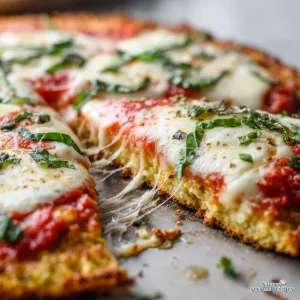 fast food style cauliflower crust margherita pizza copycat 85711034