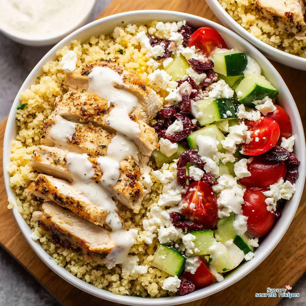 greek chicken couscous bowl 940131495