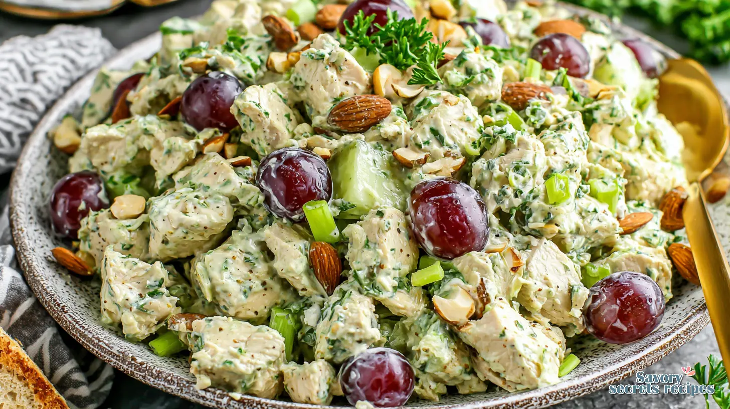 Greek Yogurt Chicken Salad final presentation
