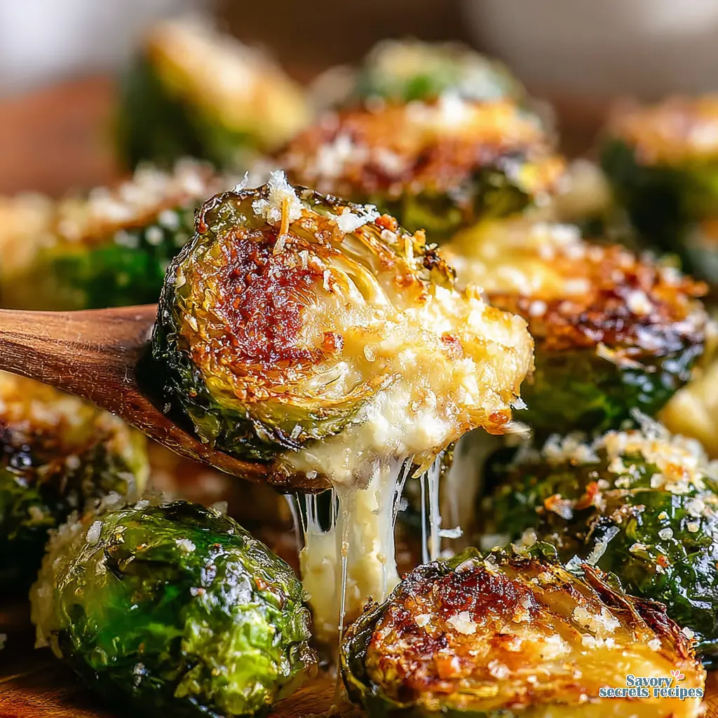 healthy parmesan roasted brussels sprouts 321493329
