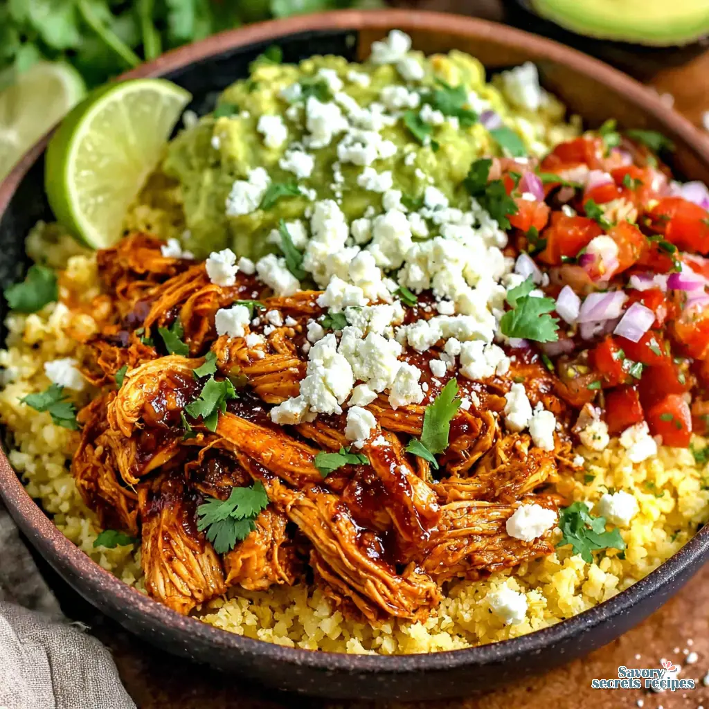 high protein chicken taco bowl low carb final presentation