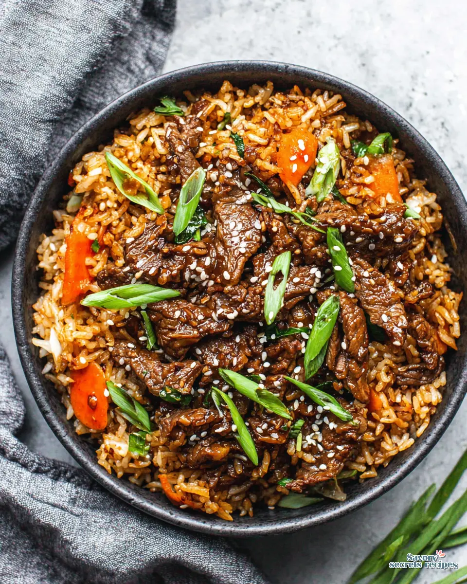 best rice for fried rice bowls close up