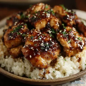 honey garlic chicken rice recipe 611001194