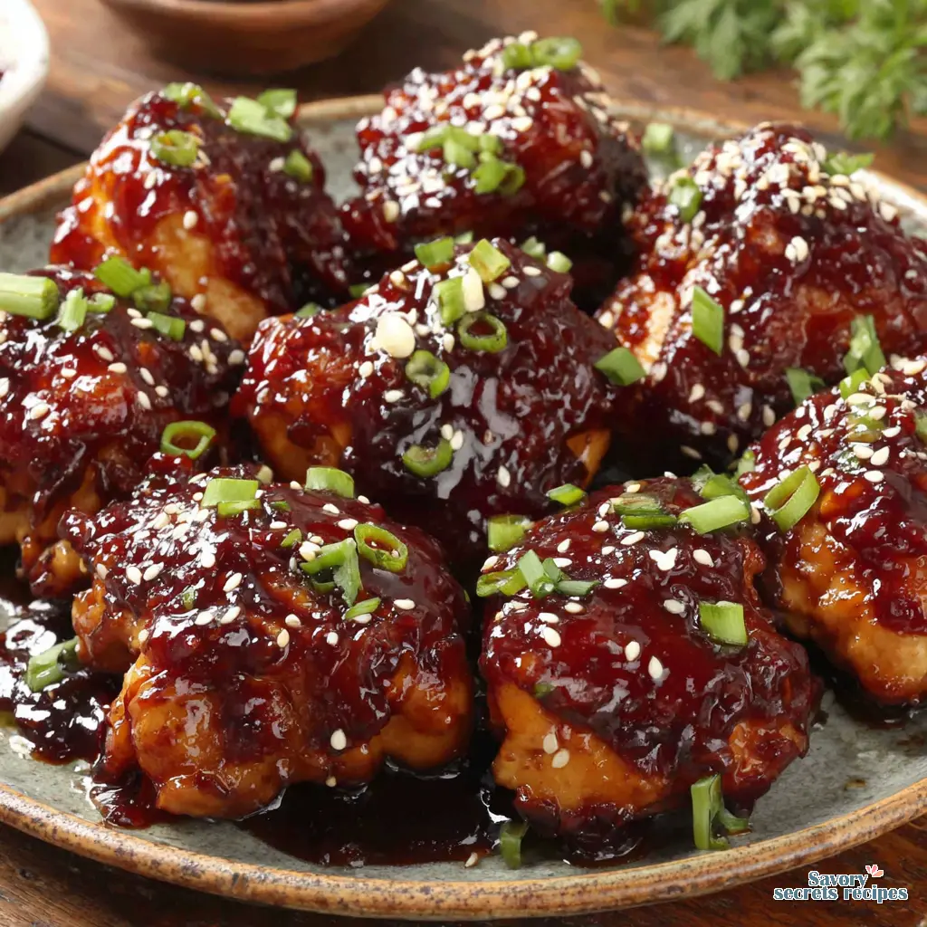 honey garlic chicken rice vinegar final presentation