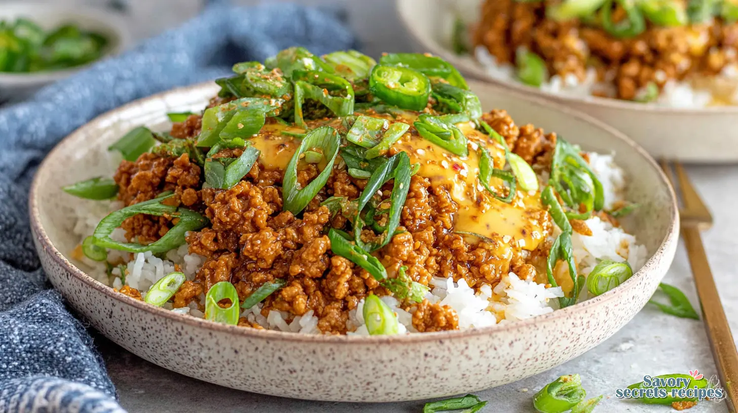 Easy Honey Garlic Ground Chicken and Rice Recipe: The Best