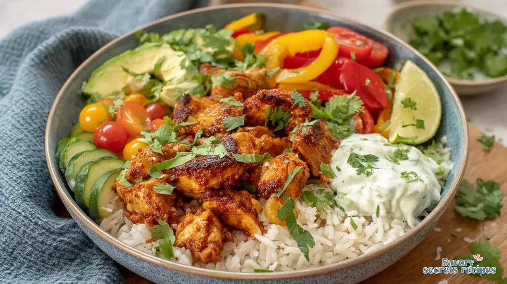 hot honey lime chicken bowl 774263943