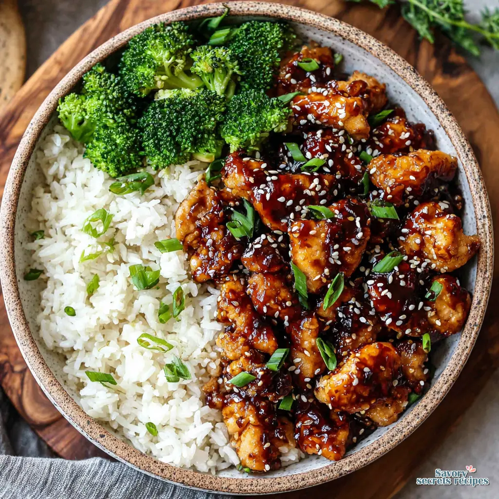 korean honey garlic chicken rice final presentation