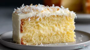 lemon coconut cream cake 744358065