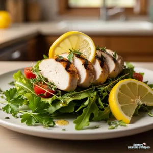 lemon herb grilled chicken salad air fryer 609651448