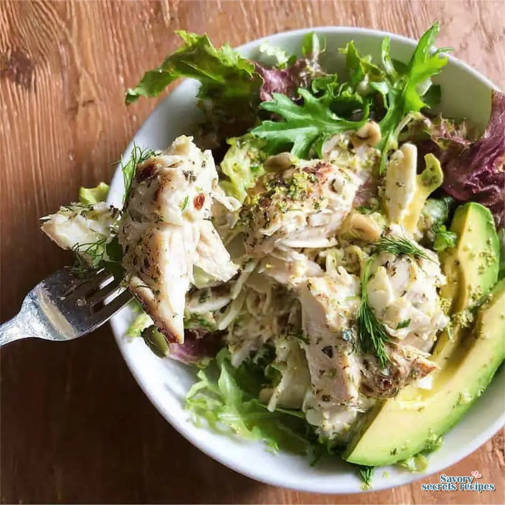 lemon herb grilled chicken salad keto 451502818
