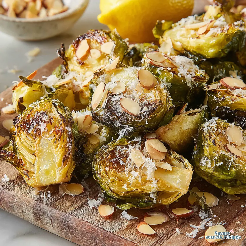 lemon parmesan roasted brussels sprouts 701170094