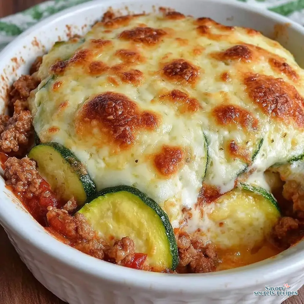 low carb chicken zucchini bowl jumbo close up